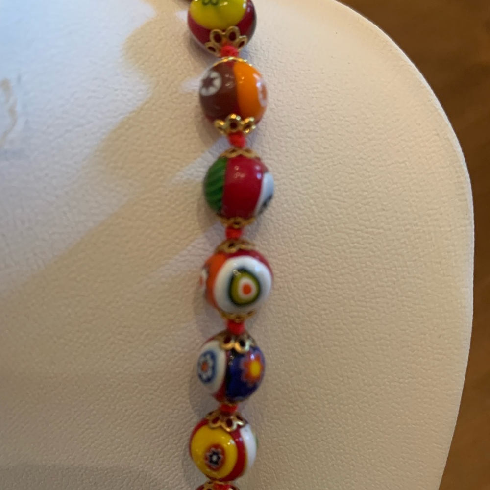 Vintage Italian Venetian Murano Glass Beaded Necklaces - Picture 5 of 7